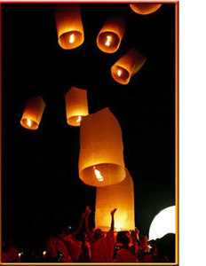 Night Glow Flying Lanterns