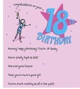 Purple Ronnie 18th Birthday Card